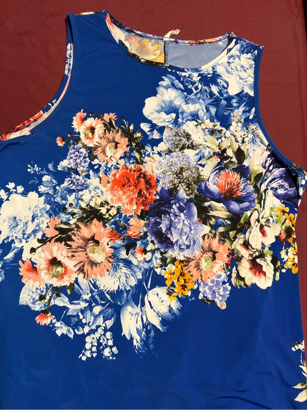 Beeson River Royal Blue Floral Maxi Dress